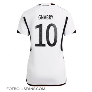 Tyskland Serge Gnabry #10 Replika Hemmatröja Damer VM 2022 Kortärmad